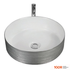 Умывальник Gid D1357H131 (БЕЛЫЙ/СЕРЕБРИСТЫЙ) (397121)