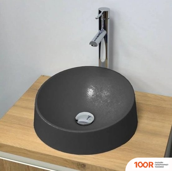Умывальник Formastone ВУЛКАН 38X38 (ЧЕРНЫЙ) (397050)