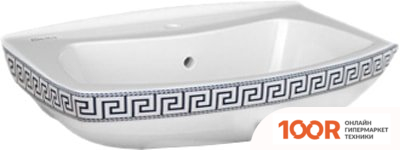 Умывальник Della QUATTRO DE51116000111 (ВЕРСАЧЕ ЧЕРНЫЙ) (396992)