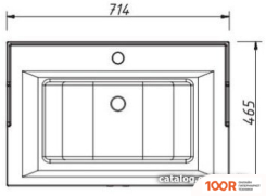 Умывальник Caprigo Y-070В (396511)