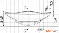 Умывальник Andrea IVA 650 (396399)