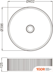 Умывальник Altrobagno COSTOSO 001008 BRAN (396365)