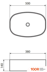 Умывальник Allen Brau PRIORITY 4.31002.20 (БЕЗ ПЕРЕЛИВА) (396353)