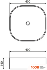 Умывальник Allen Brau PRIORITY 4.31001.20 (БЕЗ ПЕРЕЛИВА) (396352)