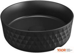 Умывальник Allen Brau FANTASY ROMB 36 4.11033.31 ЧЕРНЫЙ МАТОВЫЙ (396328)