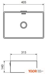 Умывальник Allen Brau FANTASY 4.11002.20 (С ПЕРЕЛИВОМ) (396304)