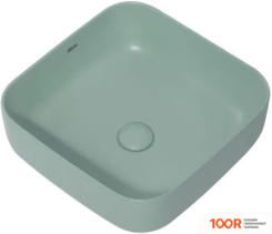 Умывальник Abber RECHTECK AC2211MCG (СВЕТЛО-ЗЕЛЕНЫЙ МАТОВЫЙ) (396234)