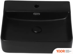 Умывальник Abber RECHTECK AC2203MB (ЧЕРНЫЙ МАТОВЫЙ) (396210)