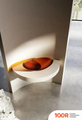 Умывальник Abber KRISTALL AT2808OPAL (КОРИЧНЕВЫЙ) (396191)