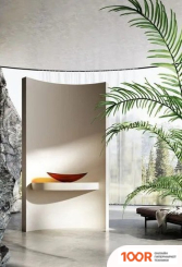 Умывальник Abber KRISTALL AT2808OPAL (КОРИЧНЕВЫЙ) (396191)