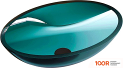 Умывальник Abber KRISTALL AT2802 AQUAMARIN (БИРЮЗОВЫЙ) (396174)