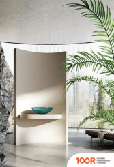 Умывальник Abber KRISTALL AT2802 AQUAMARIN (БИРЮЗОВЫЙ) (396174)