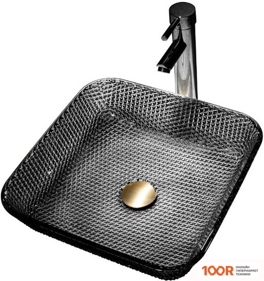 Умывальник Abber GLAS AK2311B (ЧЕРНЫЙ) (396146)