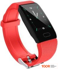 ОРБИТА OT-SMS05 (ЧЕРНЫЙ, С КРАСНЫМ СИЛИКОНОВЫМ РЕМЕШКОМ) (396075)