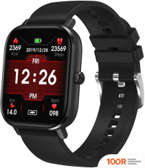 Lemfo DT35 2020 (СИЛИКОНОВЫЙ БРАСЛЕТ, ЧЕРНЫЙ) (395657)