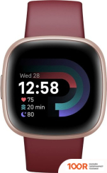 Fitbit VERSA 4 (БОРДОВЫЙ/ЗОЛОТИСТЫЙ АЛЮМИНИЙ) (395529)