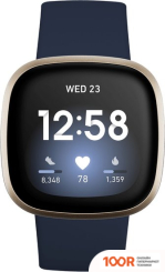 Fitbit VERSA 3 (ЗОЛОТИСТЫЙ/ТЕМНО-СИНИЙ) (395527)