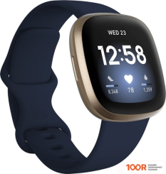Fitbit VERSA 3 (ЗОЛОТИСТЫЙ/ТЕМНО-СИНИЙ) (395527)