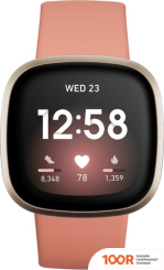Fitbit VERSA 3 (ЗОЛОТИСТЫЙ/РОЗОВЫЙ) (395526)