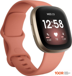 Fitbit VERSA 3 (ЗОЛОТИСТЫЙ/РОЗОВЫЙ) (395526)