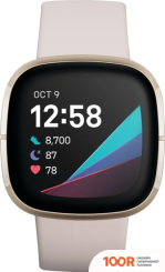 Fitbit SENSE (ЗОЛОТИСТЫЙ/БЕЛЫЙ) (395523)