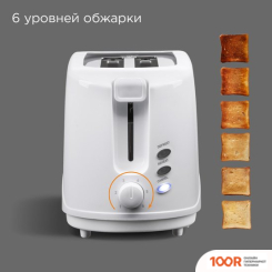 Тостер Redmond (Редмонд) RT-437 (БЕЛЫЙ) (394981)