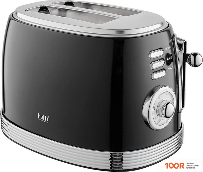 Тостер Botti ROYAL BT-T03 (ЧЕРНЫЙ) (394949)