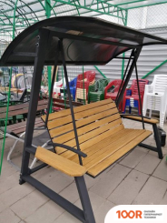 Садовые качели Сокол бай ЧЕСТЕР СМАРТ 1520ММ ПОЛИКАРБОНАТ ДУБ (375270)