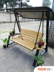 Садовые качели Сокол бай ЧЕСТЕР СМАРТ 1520ММ ПОЛИКАРБОНАТ ДУБ (375270)