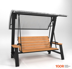 Садовые качели Сокол бай ЧЕСТЕР СМАРТ 1350ММ ПОЛИКАРБОНАТ ДУБ (375269)