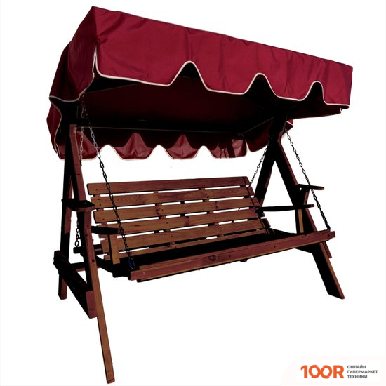 Садовые качели Сокол бай ПРАГА 2 ПАЛИСАНДР (БОРДОВЫЙ) (375267)