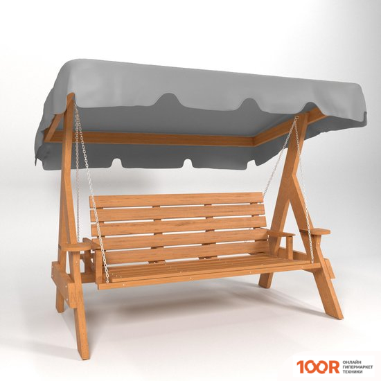 Садовые качели Сокол бай ПРАГА 2 ДУБ (СЕРЫЙ) (375266)