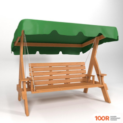 Садовые качели Сокол бай ПРАГА 2 ДУБ (ЗЕЛЕНЫЙ) (375265)