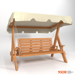Садовые качели Сокол бай ПРАГА 2 ДУБ (БЕЖЕВЫЙ) (375263)