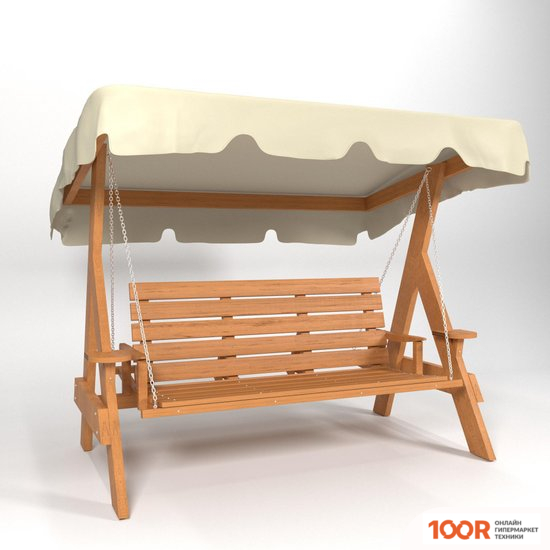 Садовые качели Сокол бай ПРАГА 2 ДУБ (БЕЖЕВЫЙ) (375263)