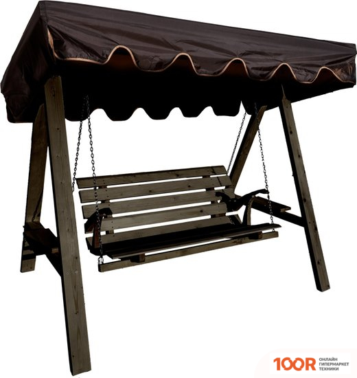 Садовые качели Сокол бай МЮНХЕН-1 ПЛЮС СТАРАЯ ДРЕВЕСИНА (СЕРЫЙ/ШОКОЛАД/КОРИЧНЕВЫЙ) (375261)