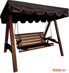 Садовые качели Сокол бай МЮНХЕН-1 ПЛЮС ПАЛИСАНДР (ШОКОЛАД/КОРИЧНЕВЫЙ) (375260)