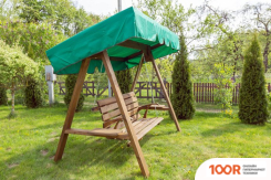 Садовые качели Сокол бай МЮНХЕН-1 ПЛЮС ПАЛИСАНДР (ШОКОЛАД/КОРИЧНЕВЫЙ) (375260)