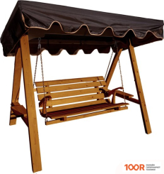 Садовые качели Сокол бай МЮНХЕН-1 ПЛЮС ДУБ (ШОКОЛАД/КОРИЧНЕВЫЙ) (375259)