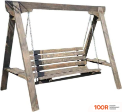 Садовые качели Сокол бай МЮНХЕН 1 СТАРАЯ ДРЕВЕСИНА (СЕРЫЙ) (375257)