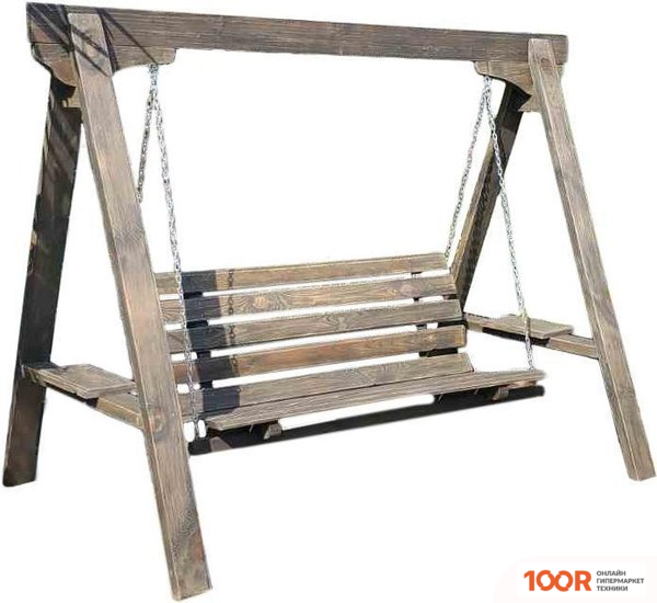 Садовые качели Сокол бай МЮНХЕН 1 СТАРАЯ ДРЕВЕСИНА (СЕРЫЙ) (375257)