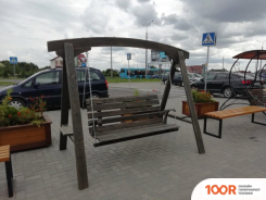 Садовые качели Сокол бай МЮНХЕН - 2 СТАРАЯ ДРЕВЕСИНА (СЕРЫЙ) (375255)