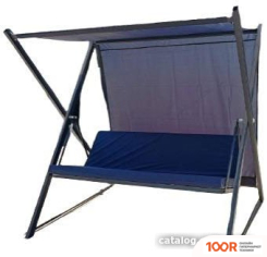 Садовые качели ПИК САКУРА 008 (ТЕМНО-СИНИЙ, ГРАФИТОВЫЙ КАРКАС) (375223)