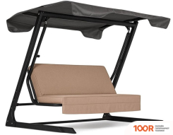 Садовые качели ПИК АФИНА (СЕРЫЙ/БЕЖЕВЫЙ) (375216)