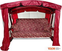 Садовые качели МебельСад ТОР (ЗАВИТУШКИ, КРАСНЫЙ) (375199)