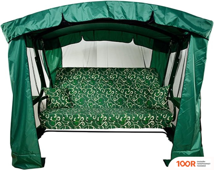 Садовые качели МебельСад ТОР (ЗАВИТУШКИ, ЗЕЛЕНЫЙ) (375197)