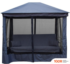 Садовые качели МебельСад СИЕСТА ПРЕМИУМ (ГРАФИТ) (375189)