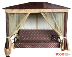 Садовые качели МебельСад СИЕСТА (КОРИЧНЕВЫЙ) (375187)