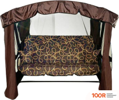 Садовые качели МебельСад РАНГО С3140 (ЗОЛОТАЯ ЛЕНТА, КОРИЧНЕВЫЙ) (375172)