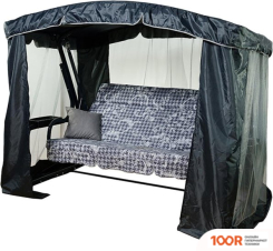 Садовые качели МебельСад РАНГО (КЛЕТКА, ТЕМНО-СИНИЙ) (375151)